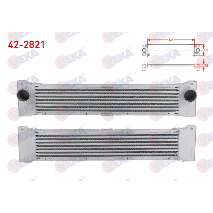TURBO RADYATORU (INTERCOOLER) MERCEDES VIANO 2.0 CDI M-T 2003-2014/ VITO 109 CDI - 111 CDI M-T 2003-2014