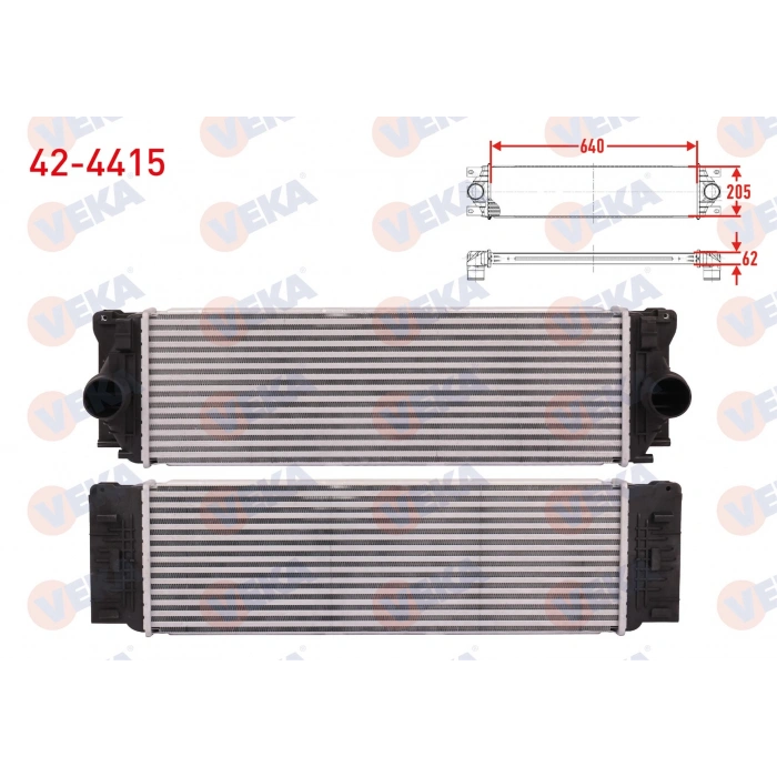TURBO RADYATORU (INTERCOOLER) VOLKSWAGEN CRAFTER 30-35 (2E) 2.0 TDI 2011-2016 / SPRINTER 906,907,910, 2006-2020