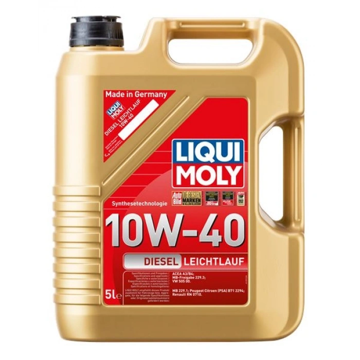 10W-40 5LT MOTOR YAĞI Diesel Leichtlauf LİQUİMOLY LM21315