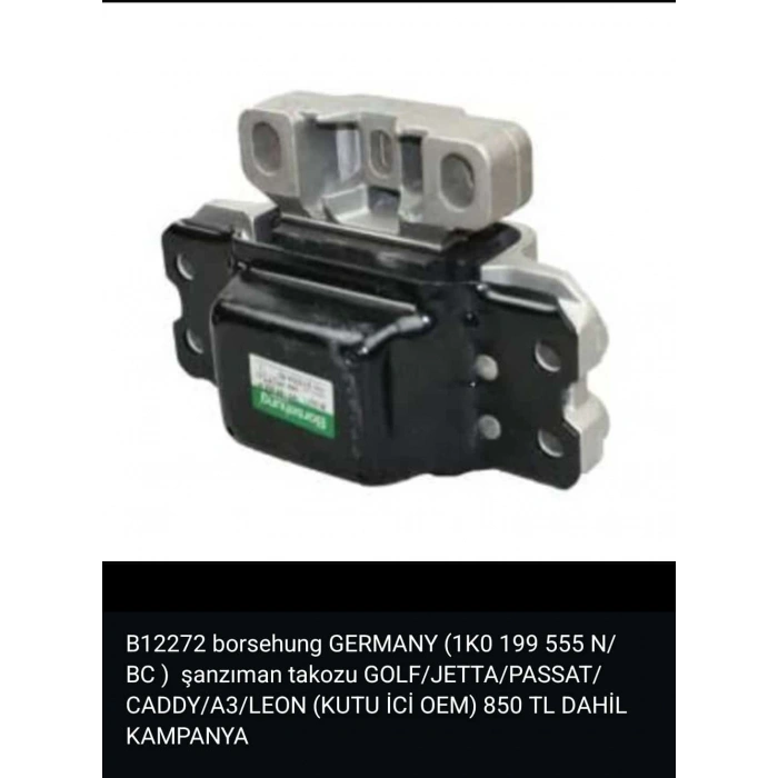 MOTOR TAKOZU SOL GOLF5-JETTA-PASSAT-CADDY-A3-LEON BSE-CAYC-BLS-BGU 1,6-1,6 TDİ-1,9 TDİ 04-13 T1