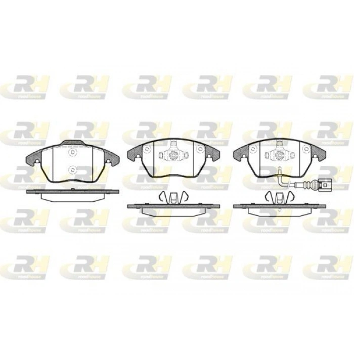 FREN BALATASI ÖN FİŞLİ VAG A3 PASSAT CADDY GOLF5 GOLF6 JETTA A3 LEON 04> ROADHOUSE (ROTAŞ) 21030.01 T1