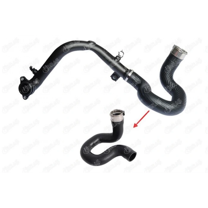 TURBO HORTUMU EGEA 500L 1,6 MJET 12- 13136 T1