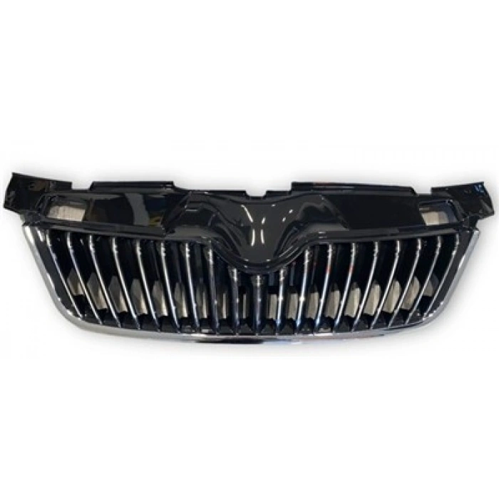 ON PANJUR KROM CIZGILI KROM CERCEVE UST PLASTIK BIRLIKTE PARLAK SIYAH FABIA 2007-2010 (GKL) 290842