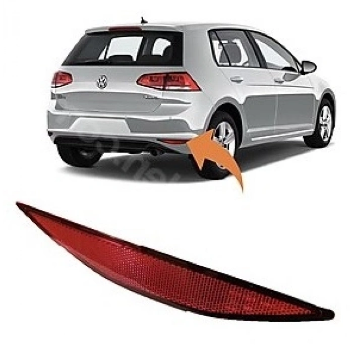 REFLEKTOR ARKA TAMPON SAG GOLF7 2014-2017 GKL 292045 T1