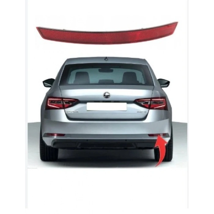 REFLEKTOR ARKA TAMPON SAG SUPERB 2015>> GKL 292007  T1