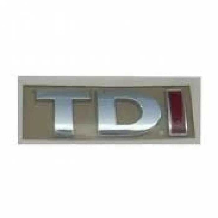 TDİ	( İ KIRMIZI) ARKA BAGAJ YAZISI T-5 03<12  PASSAT 98<05		 T1