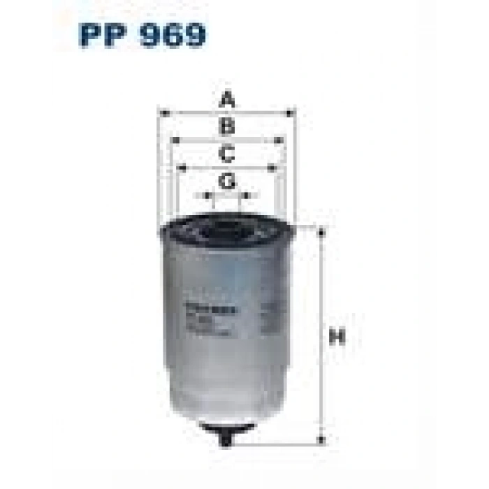 MAZOT FILTRESI 99-06 PASSAT-SUPERB 1.9tdi  FLT-PP969 (T1)