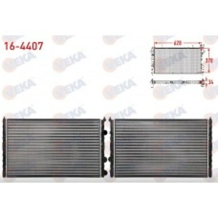 SU RADYATORU MEKANIK VOLKSWAGEN POLO CLASSIC (6KV2) CADDY 95-04 1.6 M-T 1995-2001 GOLF-3 VENTO CORDOBA VEKA 16-4407 T1