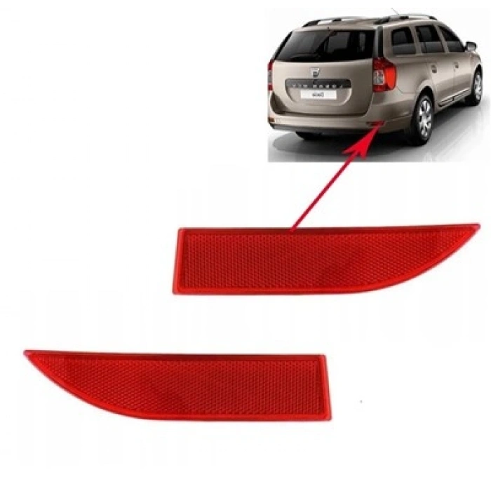 REFLEKTOR ARKA TAMPON SAG LOGAN SANDERO CLIO SYMBOL 2013>> (GKL) 342976