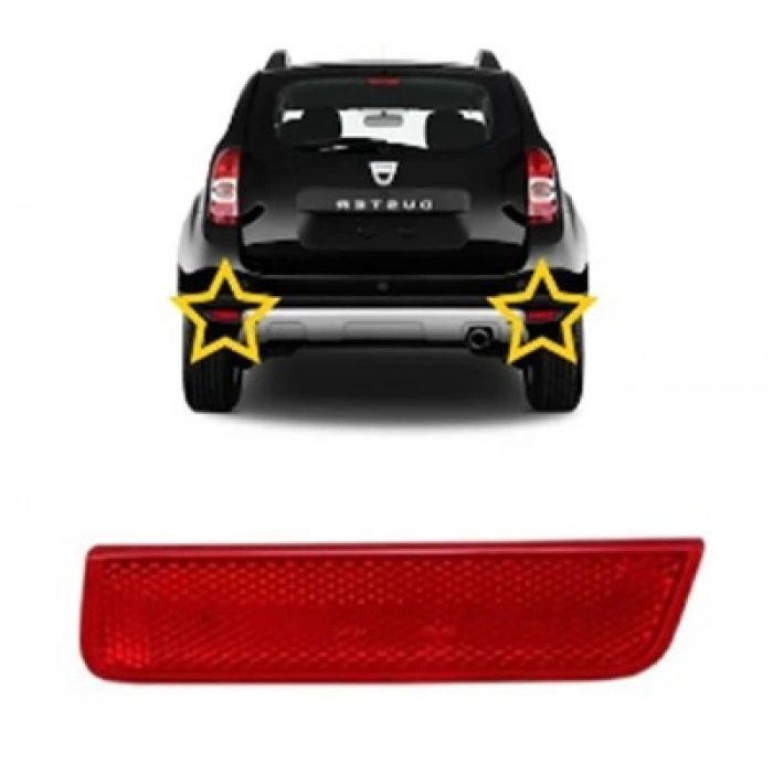 REFLEKTOR ARKA TAMPON SAG DACIA DUSTER 2010>> (GKL) 342978