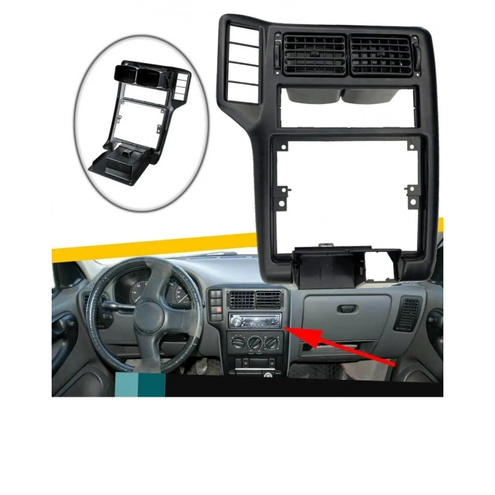 TEYP CERCEVESI FULL HAVALANDIRMALAR UZERINDE POLO/CADDY/IBIZA/CORDOBA 96-03 (GKL) 291381