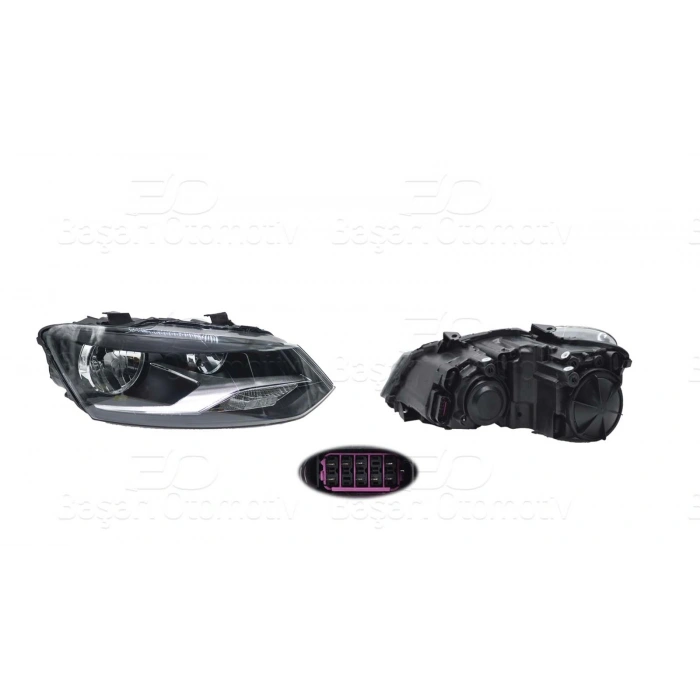 FAR SAG VW POLO 09-14 HELLA TIPI
