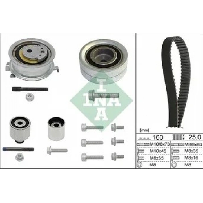 TRİGER SETİ POLO-GOLF6-JETTA-PASSAT-T5-CRAFTER-AMAROK-A3-A4-LEON 10- 160 DIS K025649XS İNA 530055010 T1
