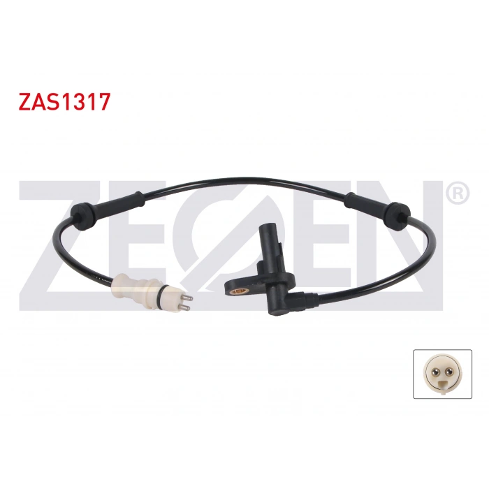 ABS SENSORU ARKA SOL RENAULT CLIO II 98-05 / SYMBOL 01-09 (FISLI) (ASRSIZ ARACLAR ICIN)