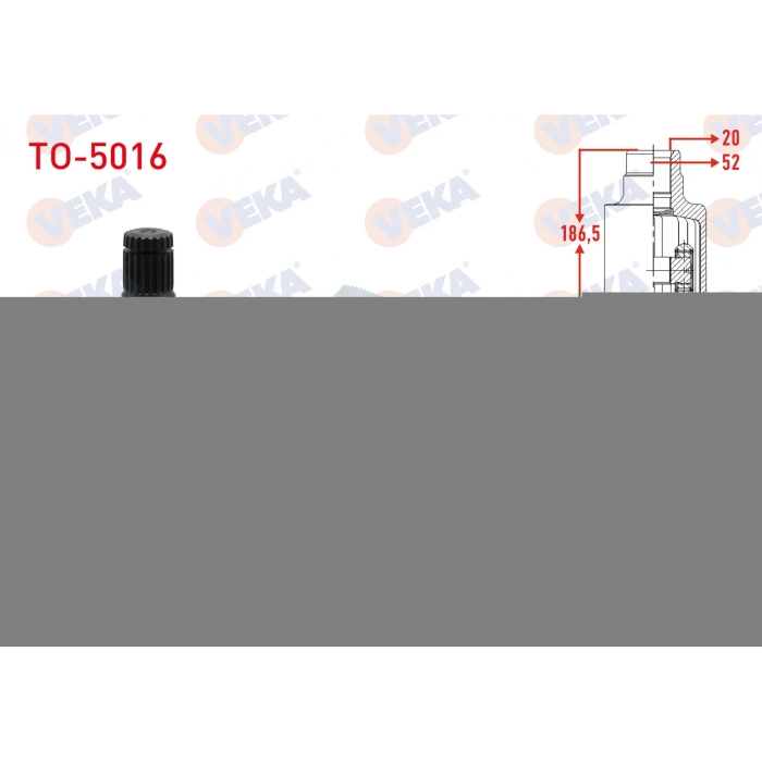 KOMPLE AKS SAG ON TOYOTA COROLLA 1.4 D-4D M-T UZUNLUK 938 mm 2012-
