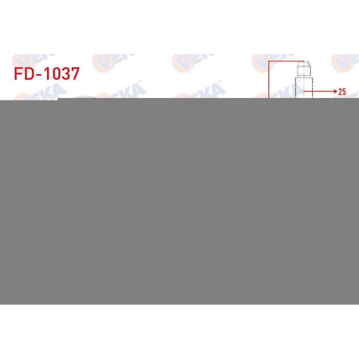 AKS KAFASI SOL-SAG ON DIS FORD FIESTA V 1.25i 25X22X53.3 UZUNLUK 141 mm 2001-2008