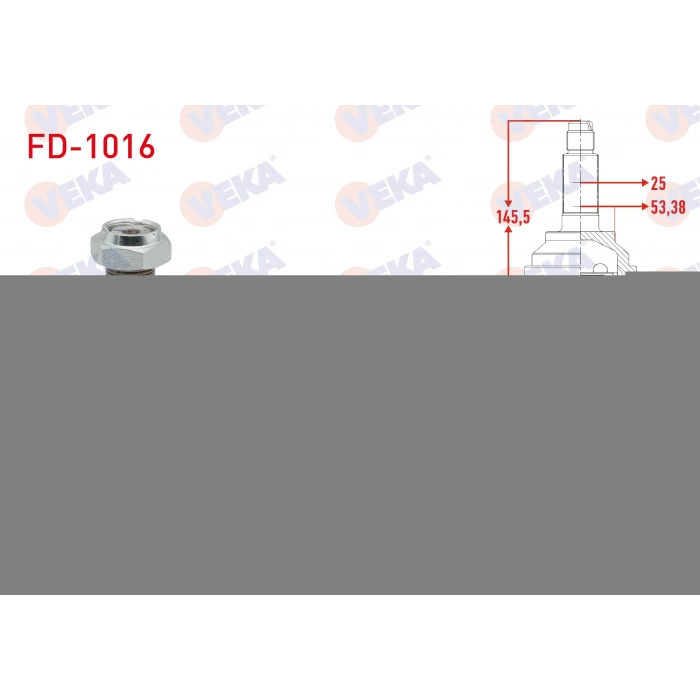 AKS KAFASI SOL-SAG ON DIS FORD FOCUS I (DAW,DBW) 1.4i 16v 25X23X53,38 UZUNLUK 145,5mm 1998-2004