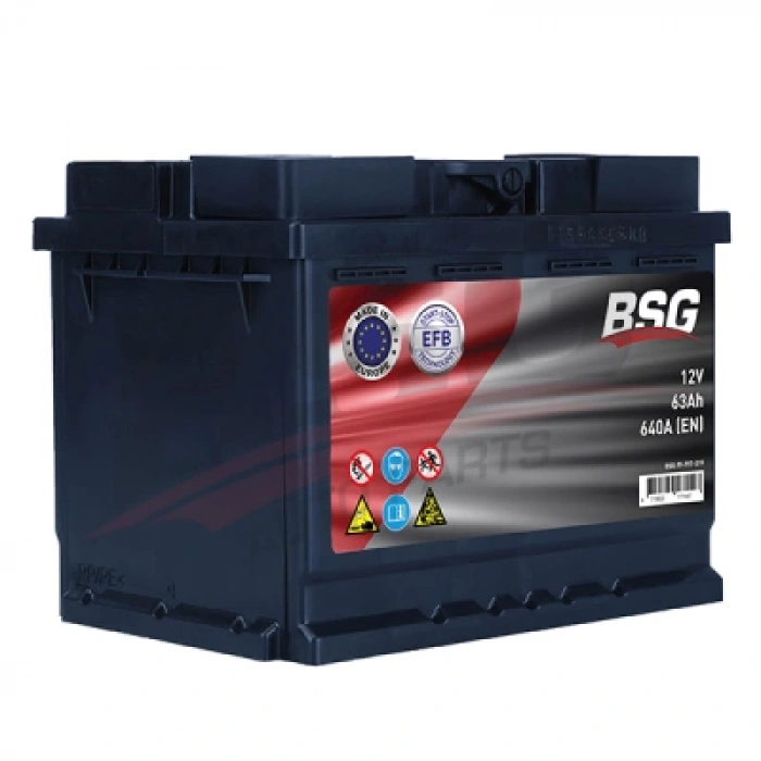 AKÜ 12V 63AH EFB 640CCA (L2) (242x175x190) (START&STOP) BM BM BM