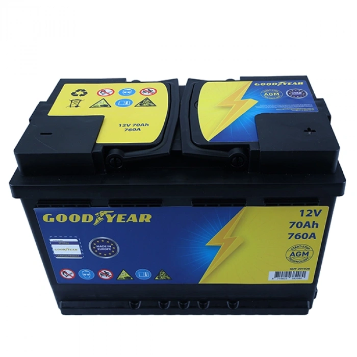AKÜ 12V 70AH AGM 760CCA (L3) (278x175x190) (START&STOP) BM BM BM