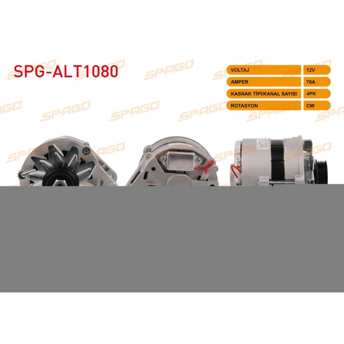 ALTERNATOR 12V 70A 1PK (ALT970) FAVORIT 1.3 92-97 - FELICIA 1.3 94-01
