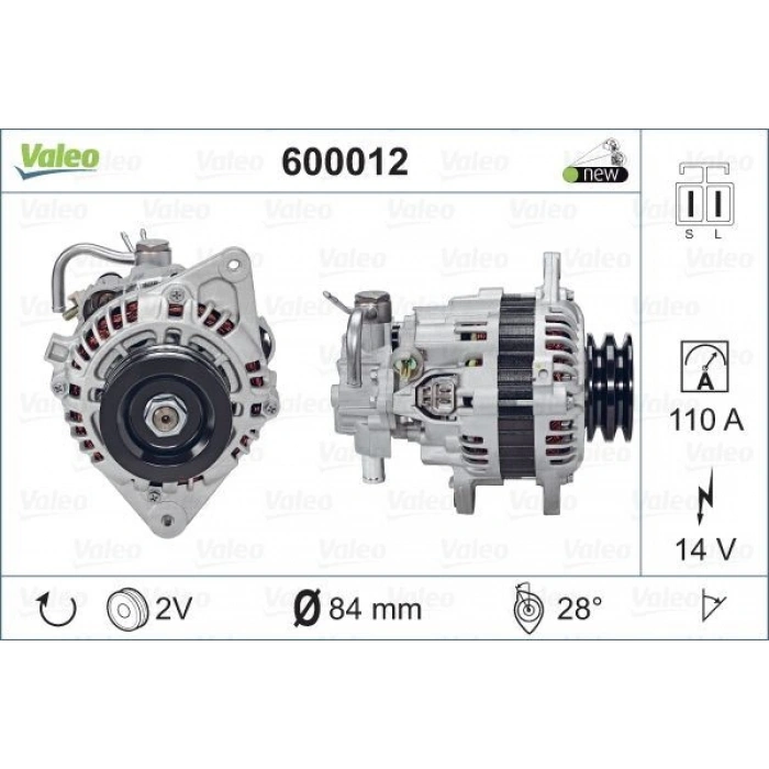 ALTERNATÖR A13VI160 80A MERCEDES