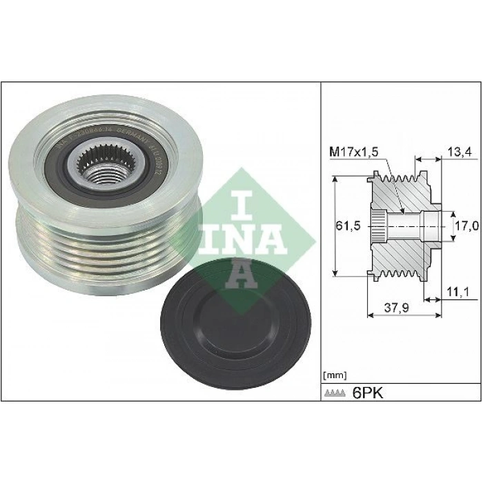ALTERNATOR KASNAGI 02 PARTNER-BXR-406-307 2.0-2.2hdi 35mm *VALEO* (AOF-250)