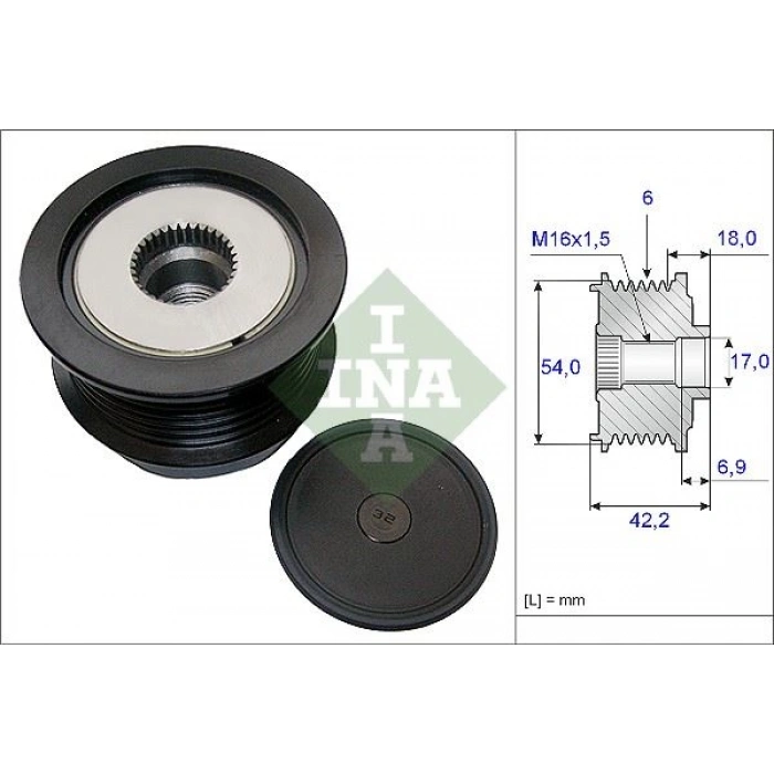 ALTERNATOR KASNAGI 08 PRT-EXRT-SCT-JPY-407-C4-C5-C8-BRL 1.6hdi FOR:VALEO (AOF-750)