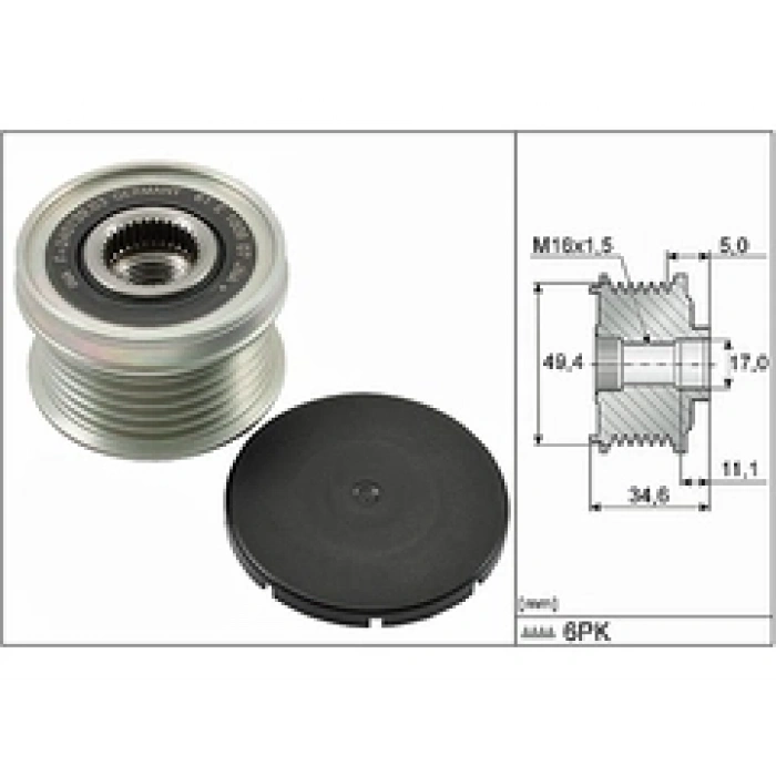 ALTERNATÖR KASNAGI 535015510 GOLF5-JETTA-PASSAT-POLO-A3-LEON BSE-BLF-BLG-CAXA-CAVA-CBZB-CBZC 1,2 TSI-1,4 TSI-1,6-1,6 FSI 04-
