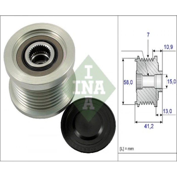 ALTERNATÖR KASNAGI . HILUX (KUN15, KUN25) 2.5 D4D 06-15