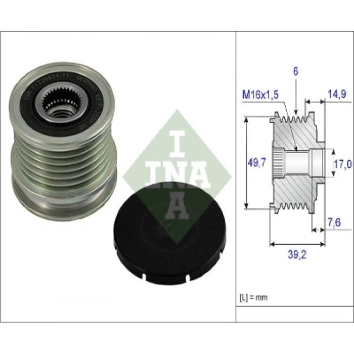 ALTERNATÖR KASNAGI RULMANLI 202-210-SPRINTER-638VITO OM611 97-02