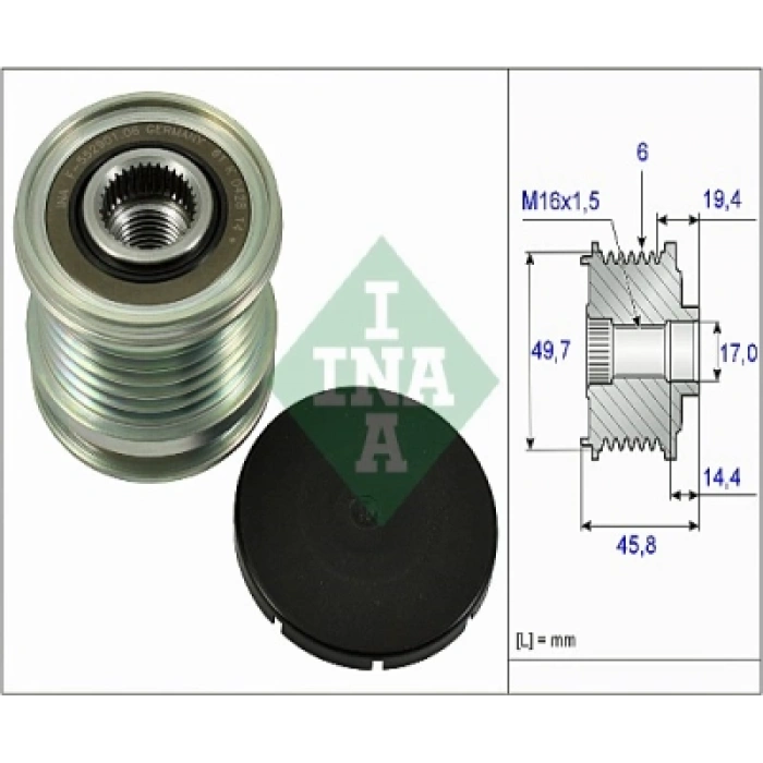 ALTERNATÖR KASNAĞI RULMANLI SPRINTER VITO VIANO C SERİ W204 C220 C204 -GLK SERİ X204