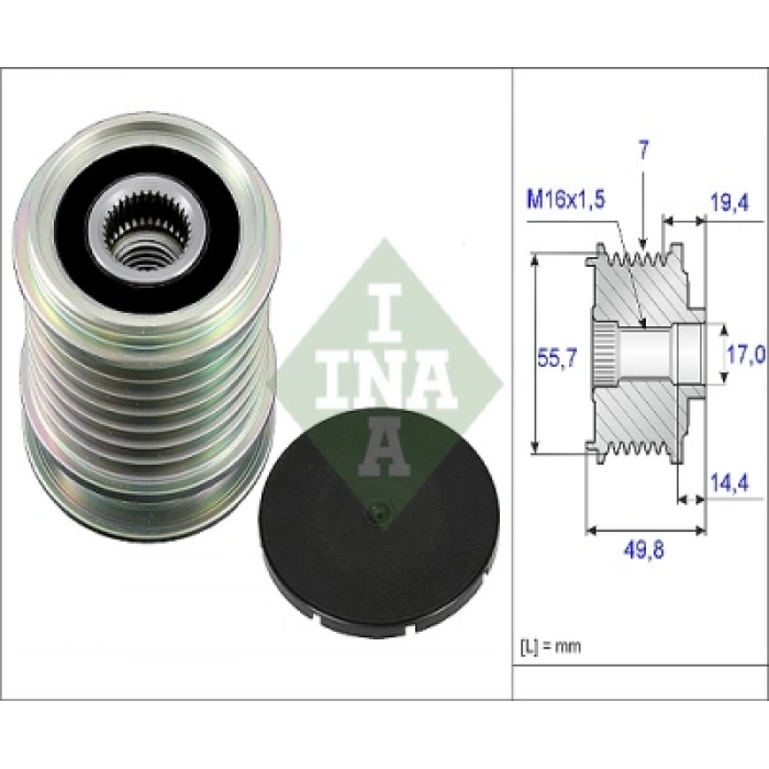 ALTERNATÖR KASNAGI RULMANLI W204 M271 07-