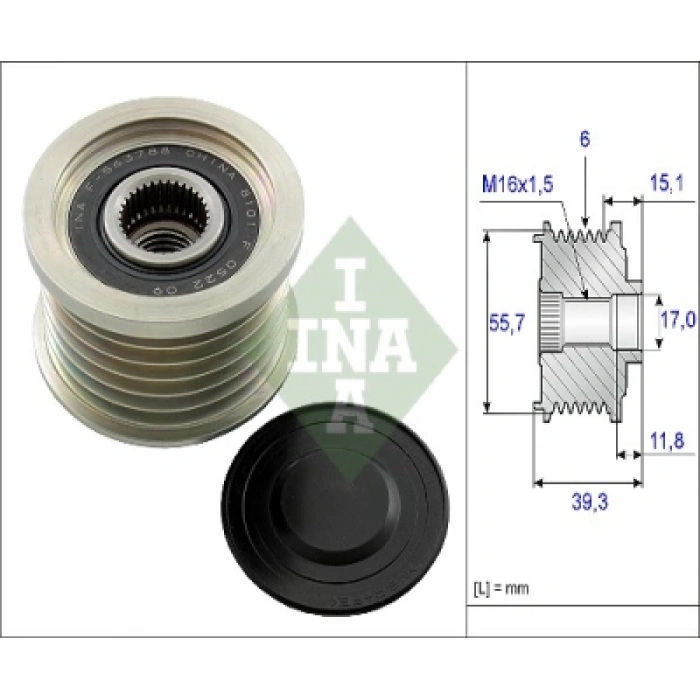 ALTERNATÖR KASNAGI SARZ DINAMO KASNAGI ACTYON/REXTON DIZEL 2011-