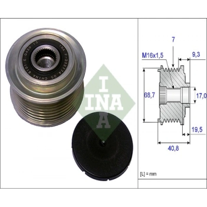 ALTERNATÖR KASNAGI SARZ DINAMO KASNAGI STAREX/H100 KMY 04- DIZEL 2002-
