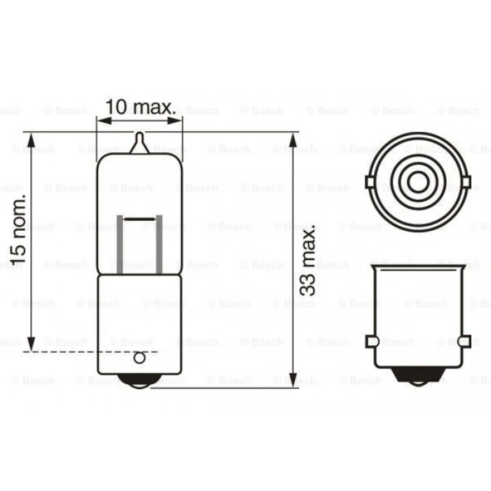 AMPUL 12V 10W *BA9S* PURE LIGHT