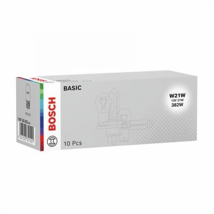 AMPUL 12V W21W 21W W3x16d DIPSIZ-TEK DUY-BUYUK STOP-SIS ECO