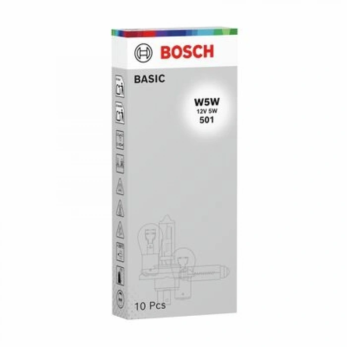 AMPÜL ECO W5W 12V 5W W2,1x9,5d DIPSIZ AMPÜL BM BM BM
