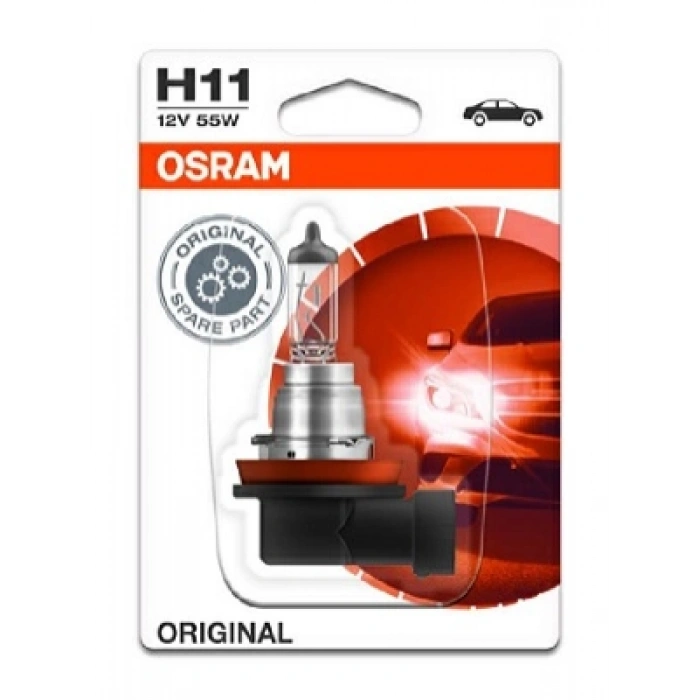 AMPÜL H11 12V 55W PGJ19-2 NIGHT BREAKER® LASER - Ikili Kutu BM BM BM
