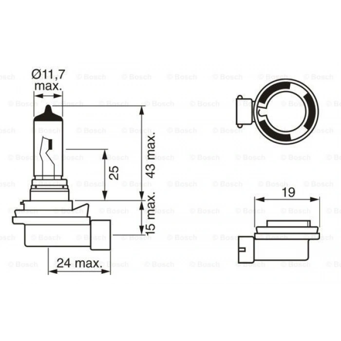 AMPÜL H8 ( 12V/51W)HB4 UNIVERSAL BM 97-