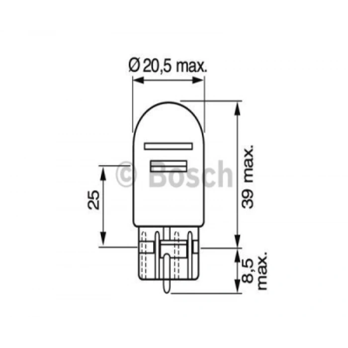 AMPUL TK 12V 21/5W W21/5W W3x16q CIFT DUY SASI PURE LIGHT