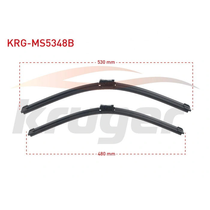 ARAC BAZLI SILECEK SETI 530-480mm VW POLO (9N) / SEAT CORDOBA (6L2) / IBIZA (6L1)