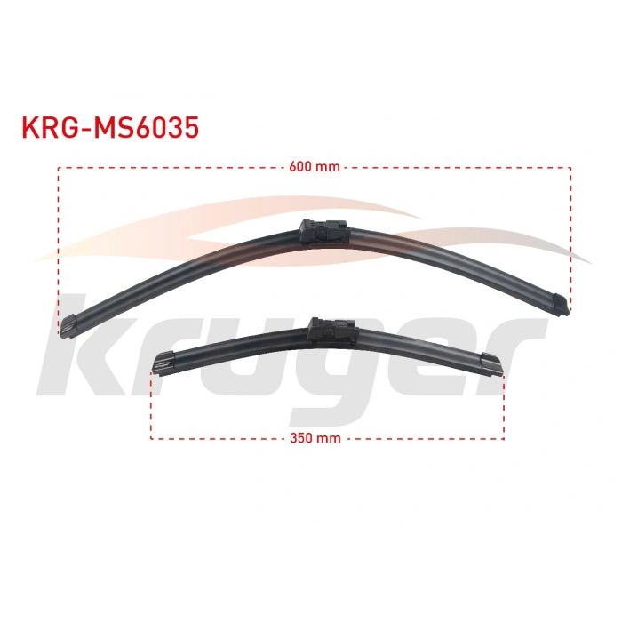 ARAC BAZLI SILECEK SETI 600-350mm FIAT 500 (312..) / FIAT 500C (312..) / FIAT 500X -334 / OPEL MOKKA / MOKKA X / CHEVROLET TRAX / RENAULT ZOE (BF) / HYUNDAI IX20 (JC)