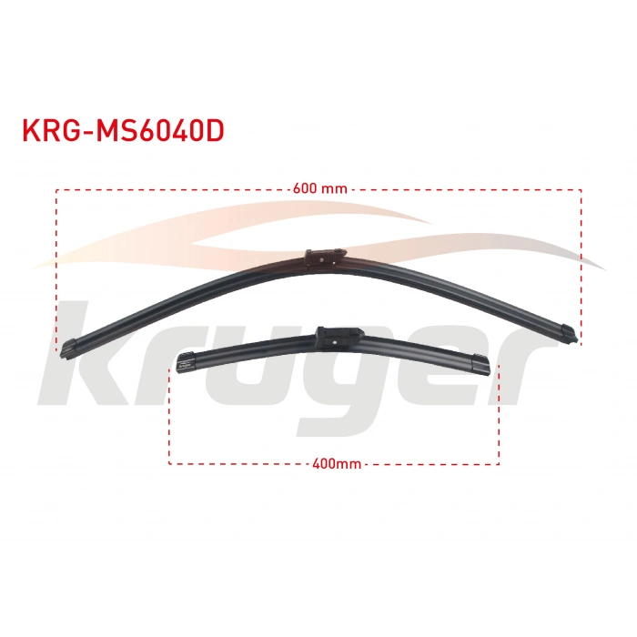 ARAC BAZLI SILECEK SETI 600-400mm VOLKSWAGEN [6R1,6C1] POLO 2009- / AUDI A1 SPORTBACK (8XA-8X1) / S1 SPORTBACK (8X) 2010-2018 / SEAT TOLEDO (KG3) 2012- / SKODA CITIGO / RAPID (NH3) 2011-