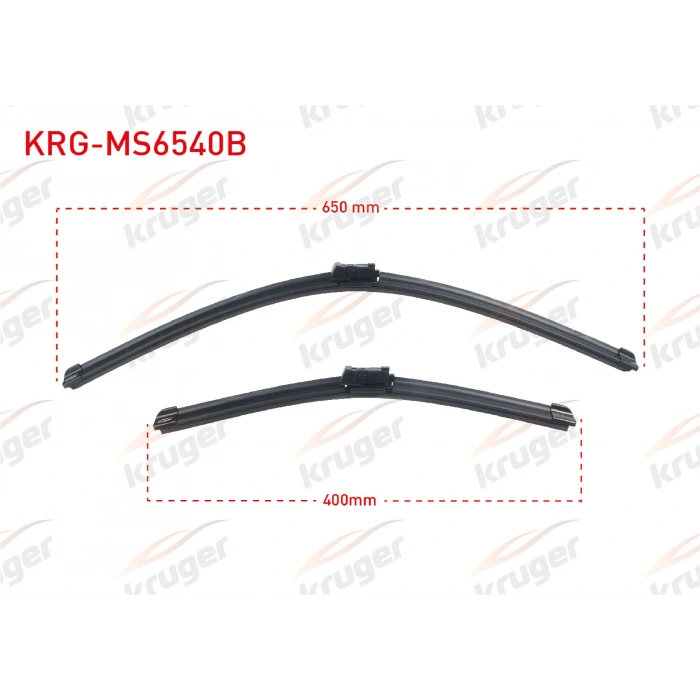 ARAC BAZLI SILECEK SETI 650-400mm FIAT EGEA / CITROEN C3 III (B618) / CITROEN BERLINGO (B9) / PEUGEOT 208 / 2008 / PARTNER (B9) / SEAT LEON (5F1) / FORD FIESTA VII -13 / OPEL ADAM / BMW X1 (F48)