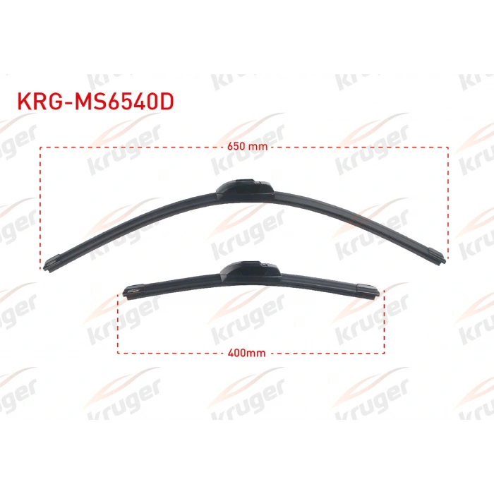ARAC BAZLI SILECEK SETI 650-400mm HYUNDAI ACCENT BLUE (RB) / I30 (PD) / HONDA ACCORD (CL) / HONDA CR-V (RE) / KIA CEE?D (CD) / KIA SORENTO (UM) / PEUGEOT 206 (T1) / TOYOTA AURIS (E15,NMT,SB1)