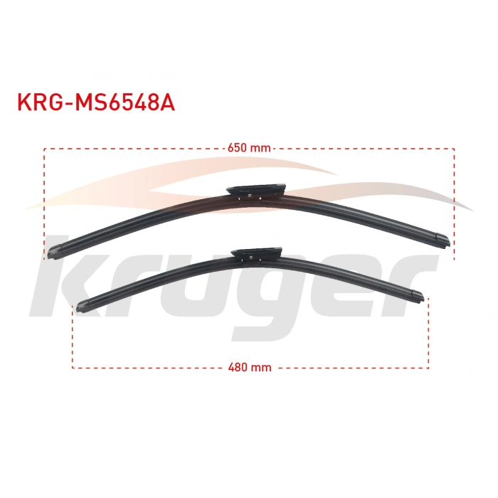 ARAC BAZLI SILECEK SETI 650-480mm CITROEN JUMPY (K0) / CITROEN NEMO (A9) / FIAT FIORINO 07 (225..) / PEUGEOT BIPPER (A9) / PEUGEOT EXPERT (K0) / PEUGEOT TRAVELLER (K0)