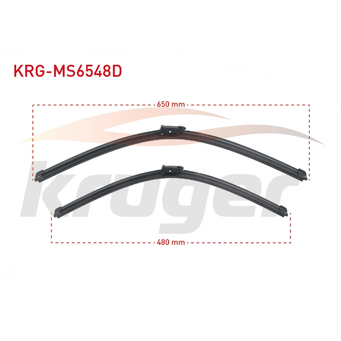 ARAC BAZLI SILECEK SETI 650-480mm VOLKSWAGEN PASSAT (CB2) / VOLKSWAGEN ARTEON (3H7) / VOLKSWAGEN T-ROC / SSANGYONG MUSSO (Q200) / AUDI A3 (8VS) / PORSCHE PANAMERA -970 / TESLA MODEL 3