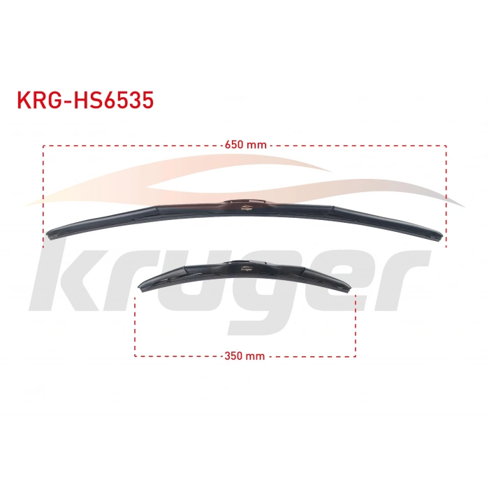 ARAC BAZLI SILECEK SETI HYBRID 650-350mm TOYOTA AURIS (E18) 2015-2018/ COROLLA (E14) 2006-2013 - (E17) 2013- / HYYUNDAI I30 - I35 -ELANTRA 2011-/ KIA CEED 12-/ NISSAN MICRA 2017-/ HONDA JAZZ 2008-2015