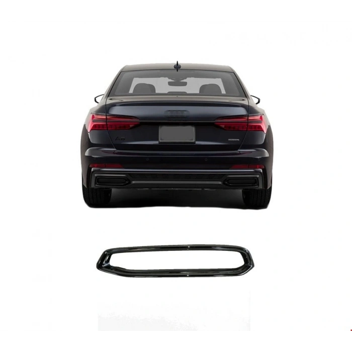 ARKA EGZOZ KAPAĞI SOL S-LİNE SİYAH A6 2020-