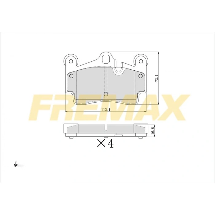 ARKA FREN BALATASI (CARBON FORMÜL) TOYOTA COROLLA ZZ121 202-2007